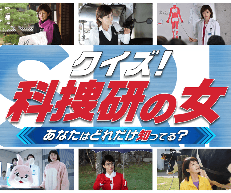 「クイズ！科捜研の女 あなたはどれだけ知ってる？」のキービジュアル画像