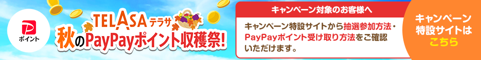 秋のPayPayポイント収穫祭！