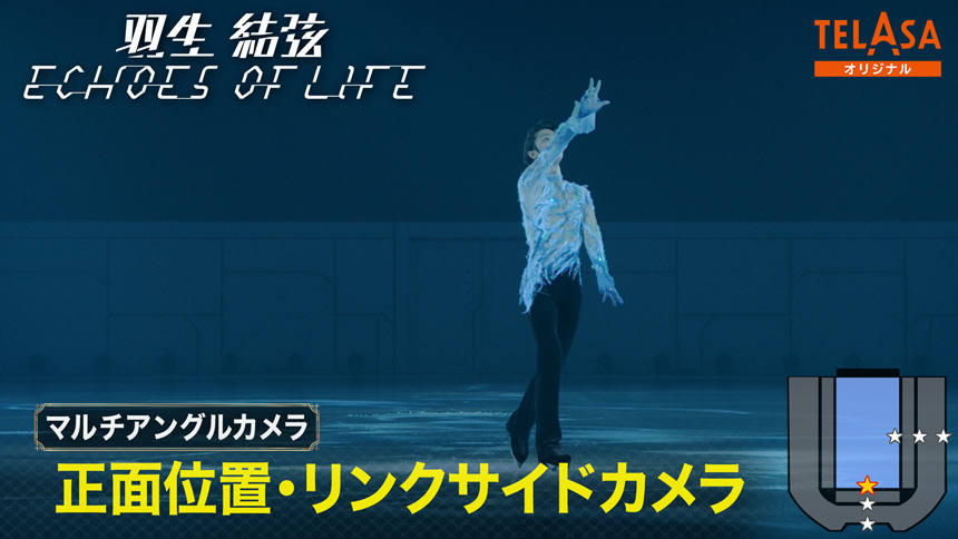 【マルチアングルカメラ④】 正面位置・リンクサイドカメラ