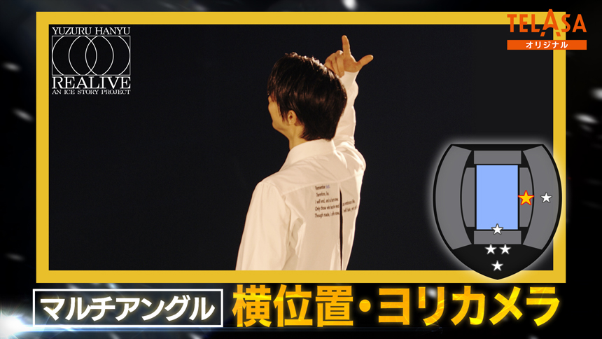 【マルチアングルカメラ①】横位置・ヨリカメラ